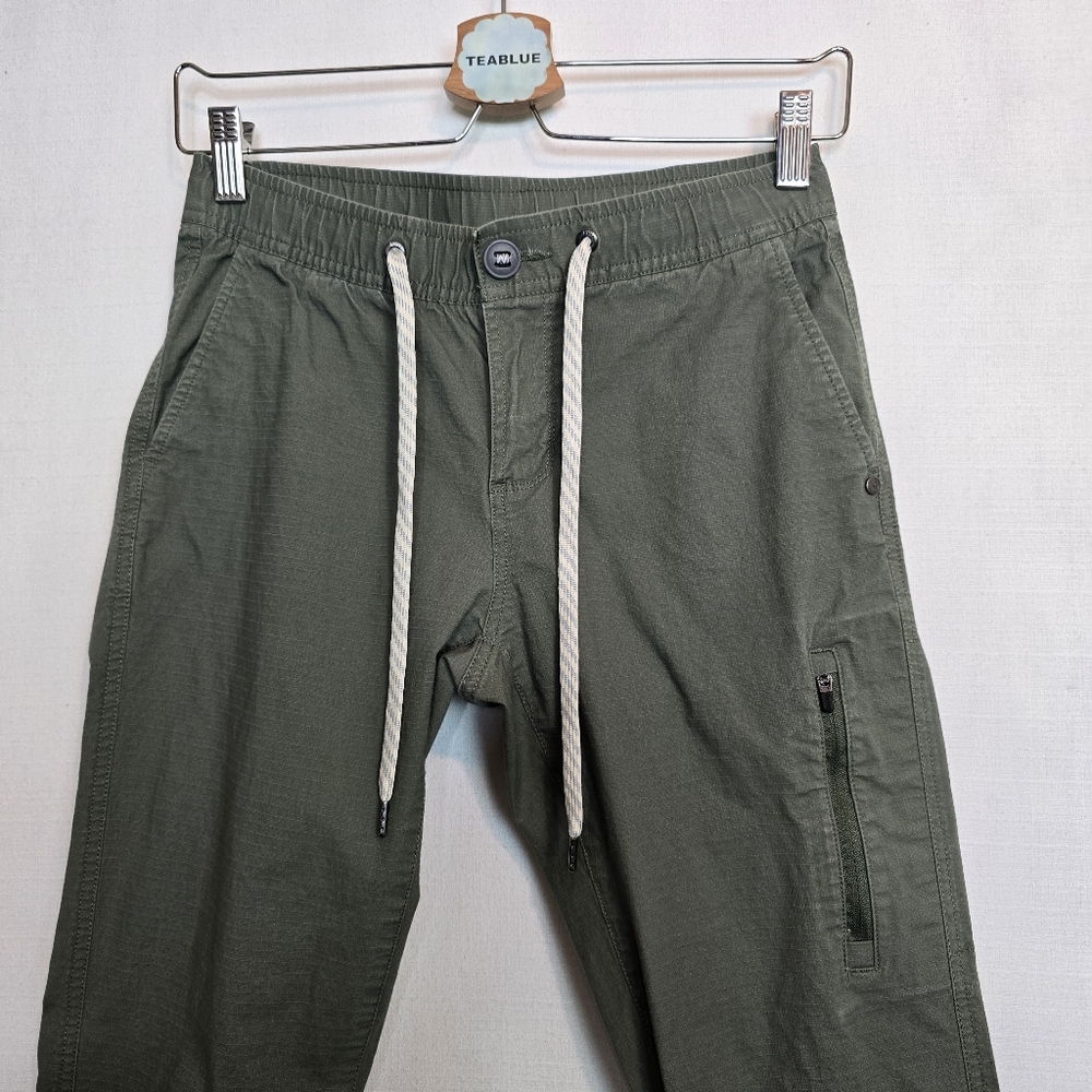 Vuori Women's Ripstop DuraTerra Pants In Olive Army Green XS - Picture 7 of 12